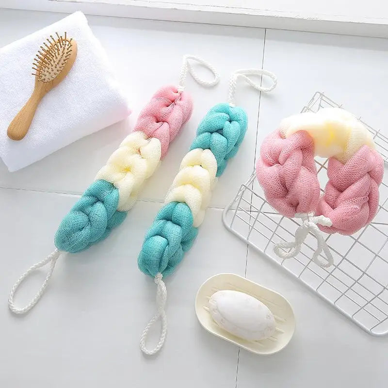 Color Block Bath Scrubber
