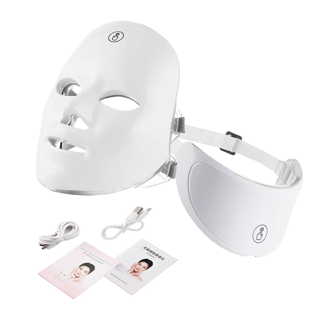 7-Color LED Facial Mask for Skin Care