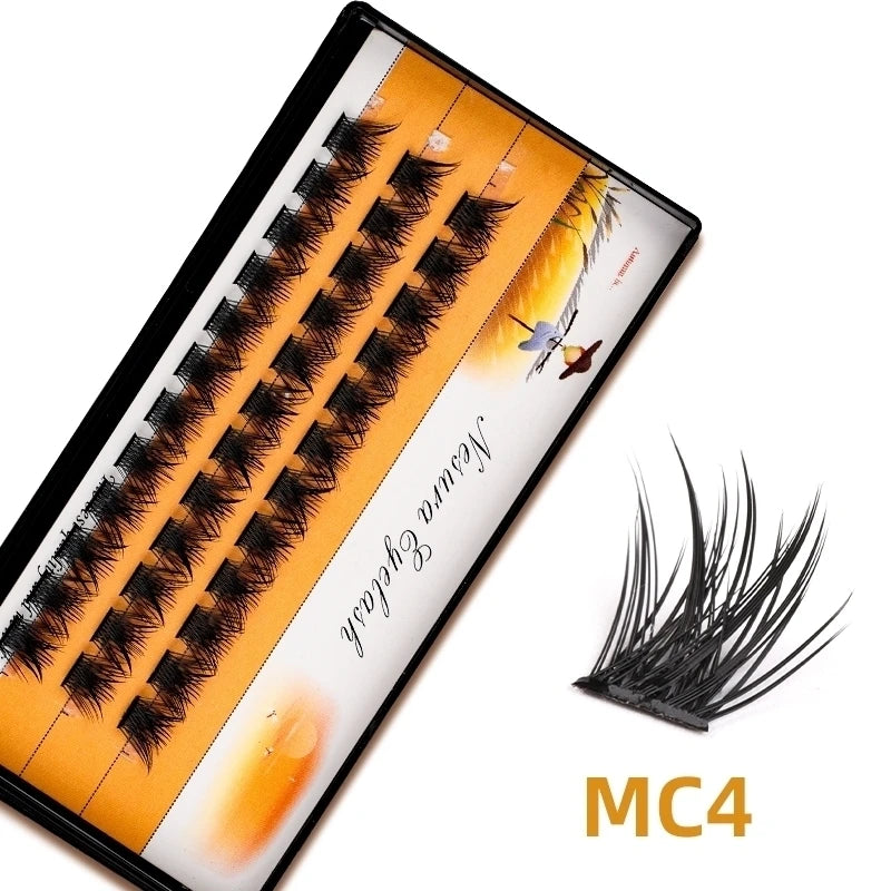 DIY Cluster Lashes 36 Pcs Natural Eyelash extension Volume Segmented Individual Lashes Mixed Tray Faux Mink Lashes Cilias Makeup