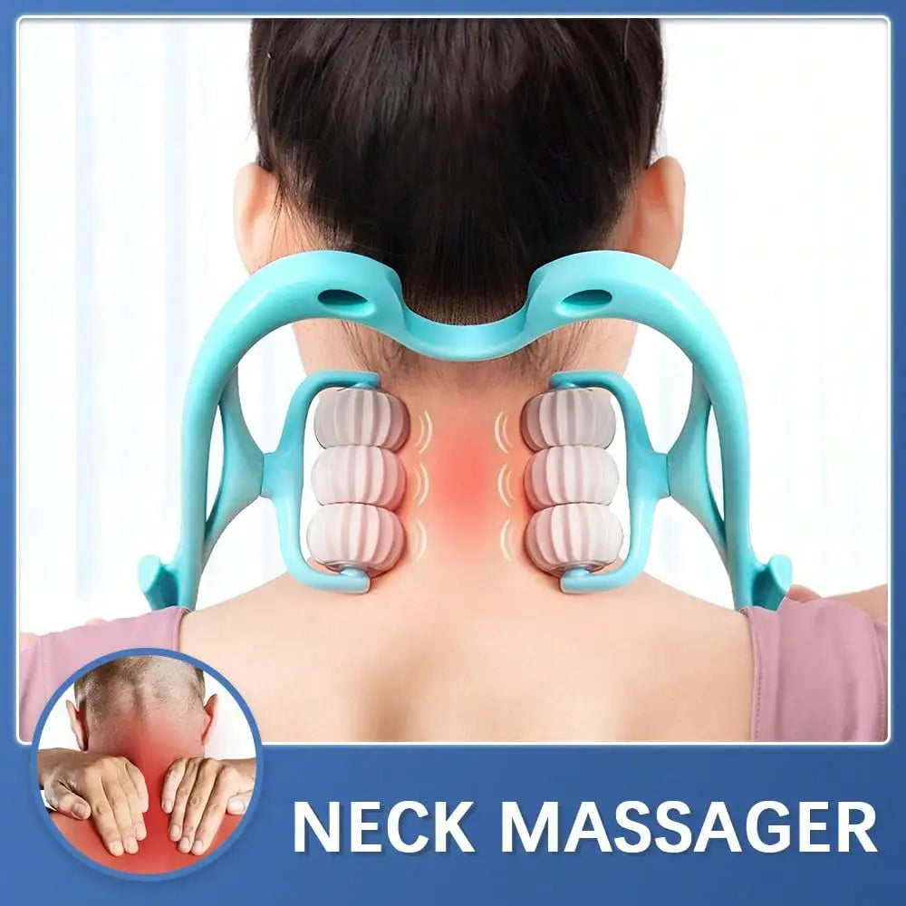 ⭐ Powerful Kneading Neck & Shoulder Massager – Full-Body Relief at Home