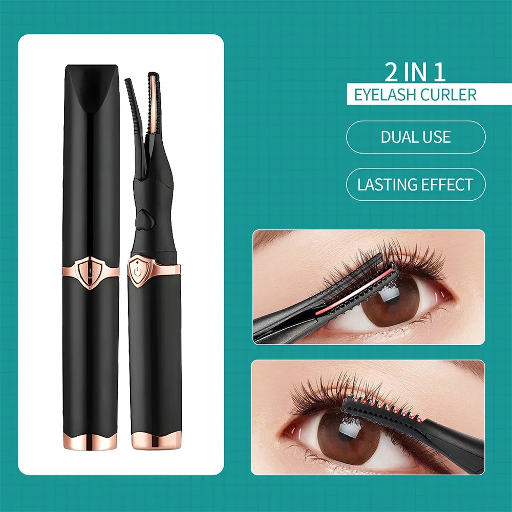 2-in-1 Heated Eyelash Curler