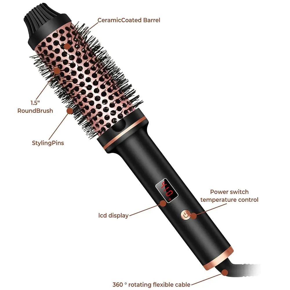 3-in-1 Ionic Hair Curler Straightener Curling Iron