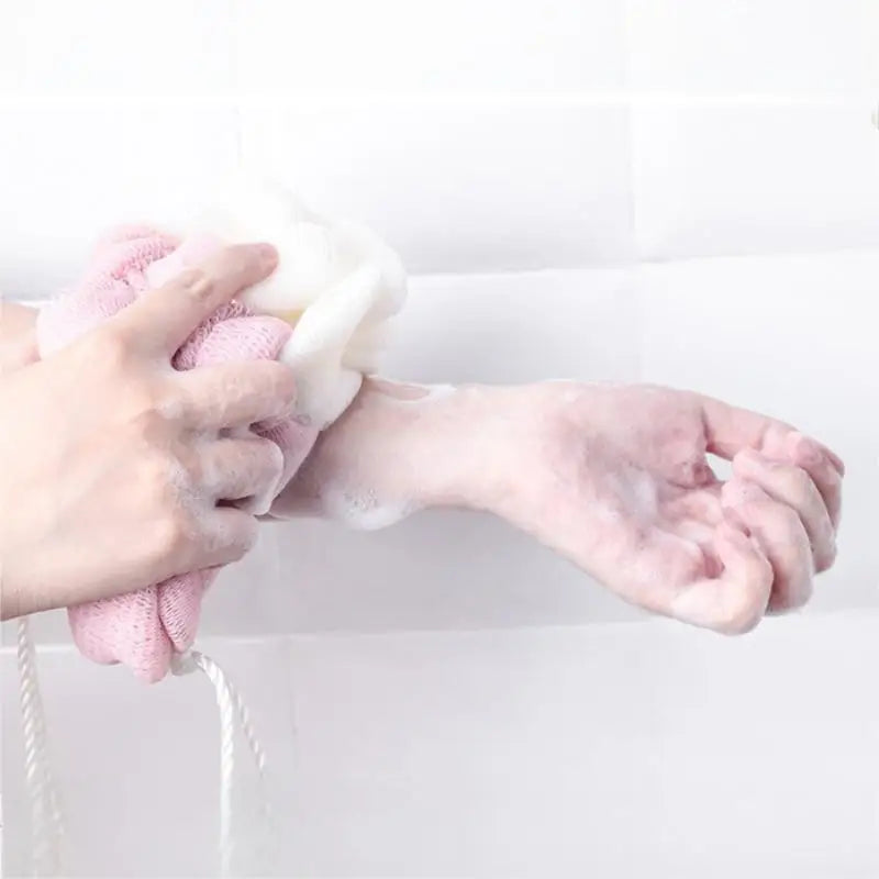 Color Block Bath Scrubber