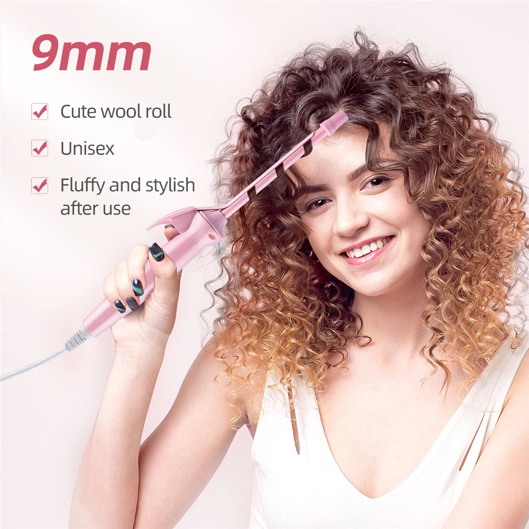 Mini Hair Curling Iron Wand