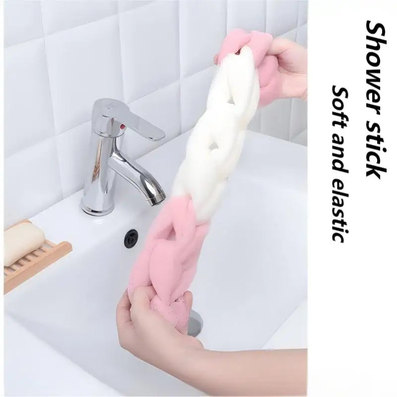 Color Block Bath Scrubber