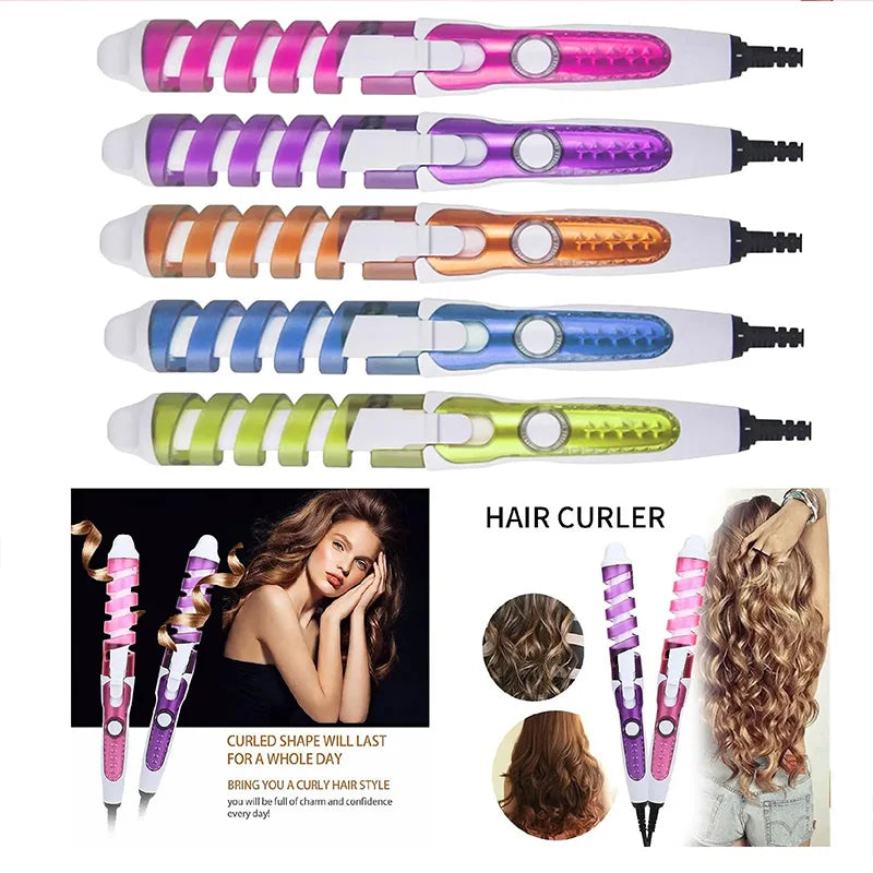 Portable Automatic Rotating Ceramic Hair Curler