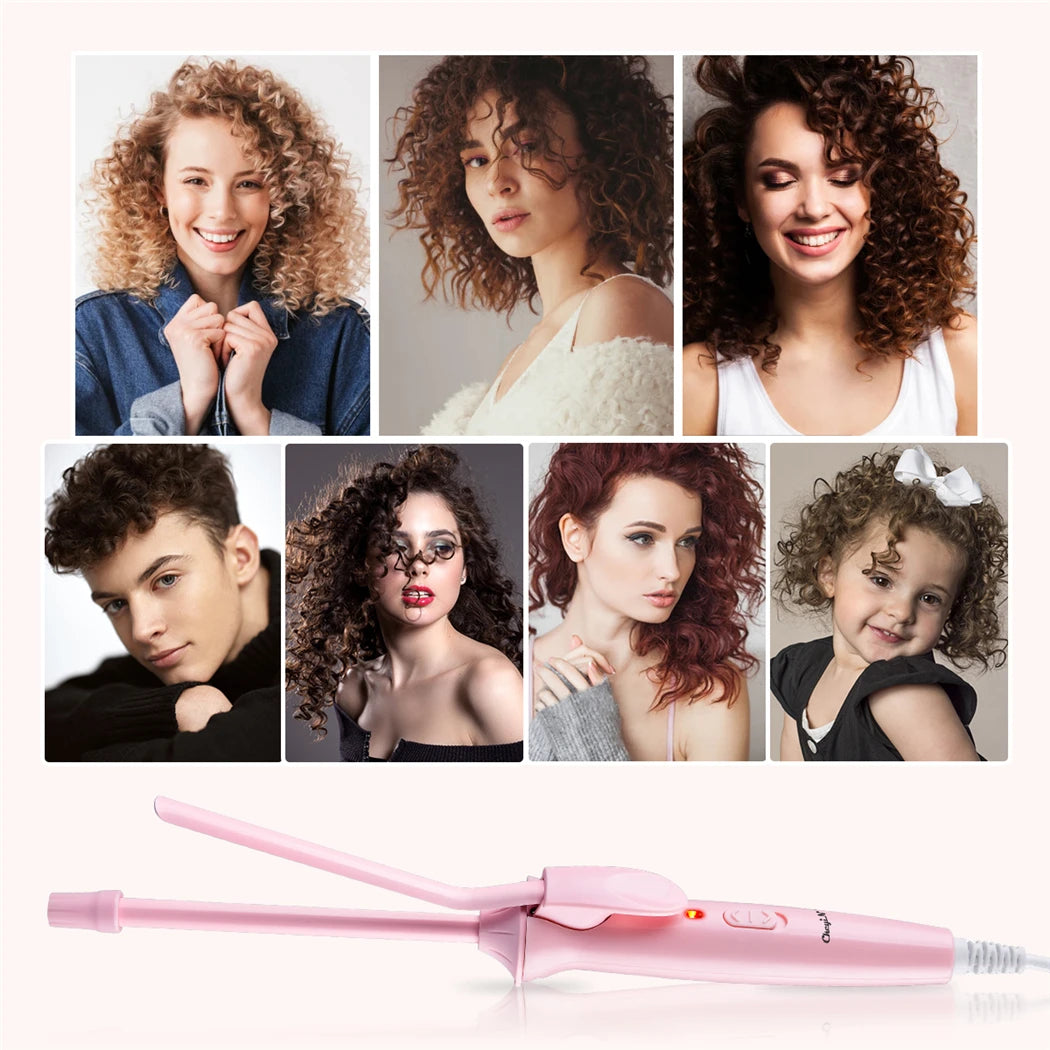 Mini Hair Curling Iron Wand