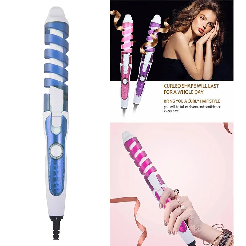 Portable Automatic Rotating Ceramic Hair Curler