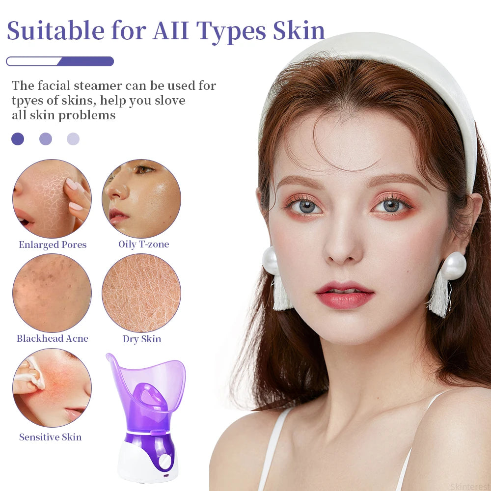 Facial Steamer for Skin Moisturizing