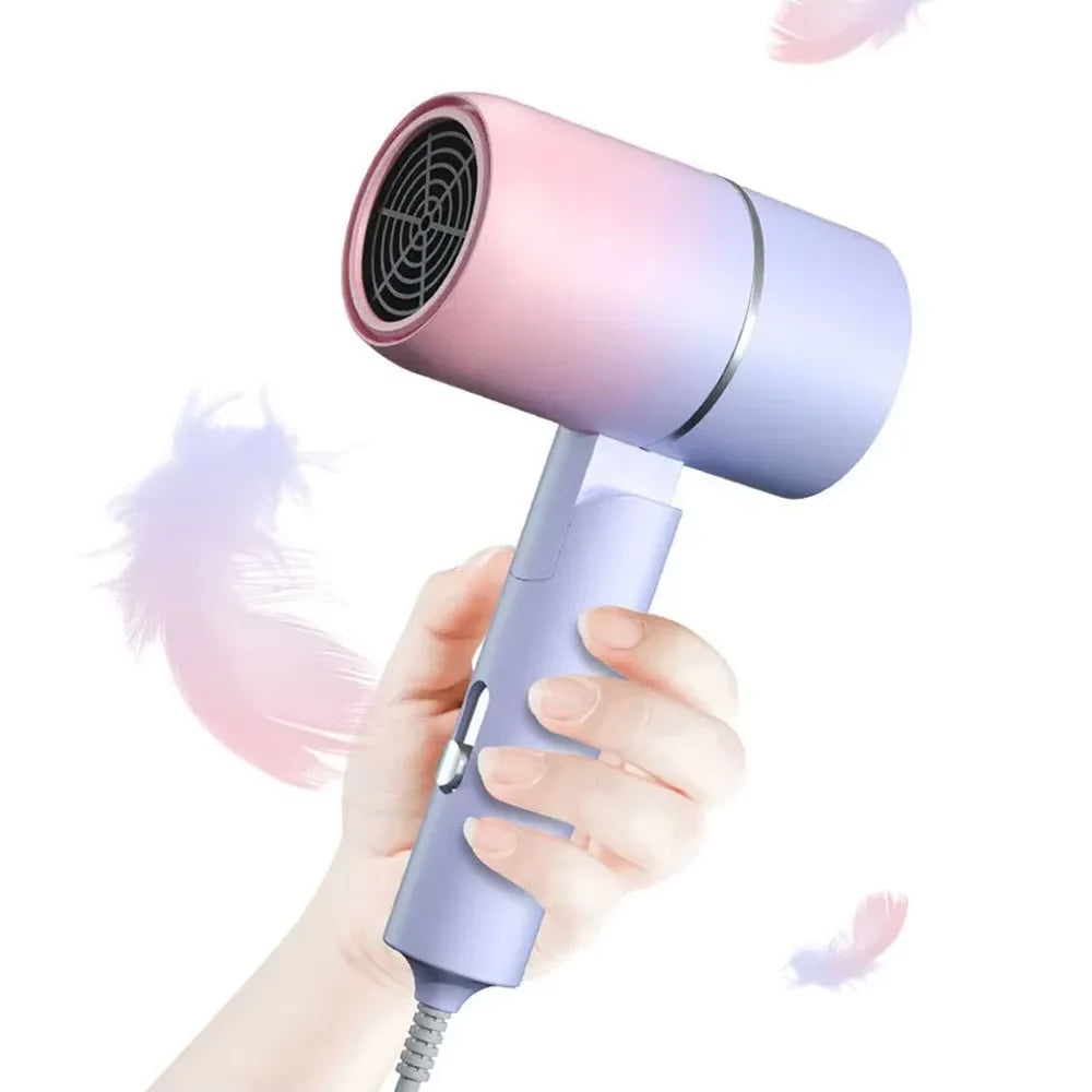 Mini Folding Hairdryer 750W with Carrying Bag
