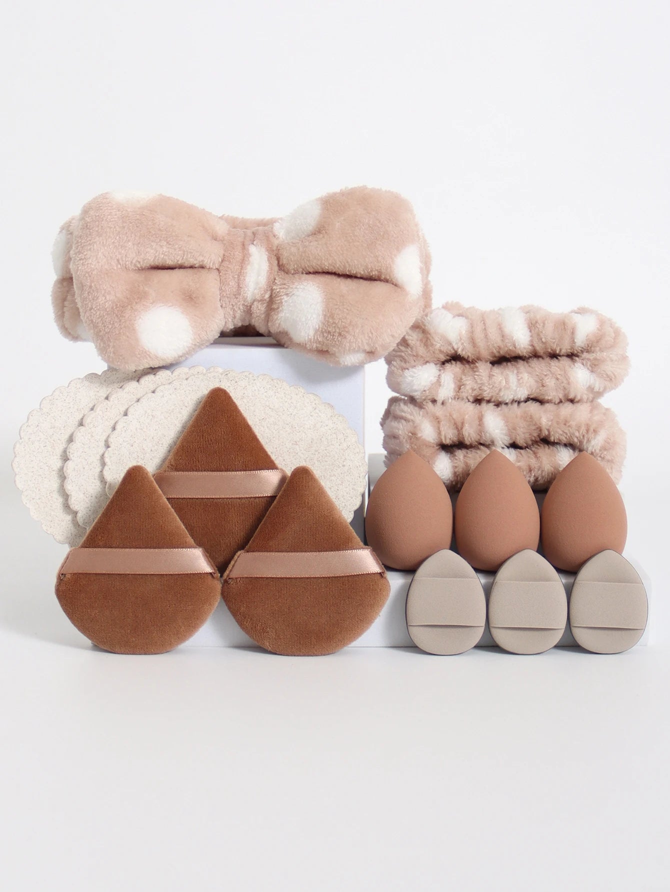 15-Piece Premium Makeup Sponges Set