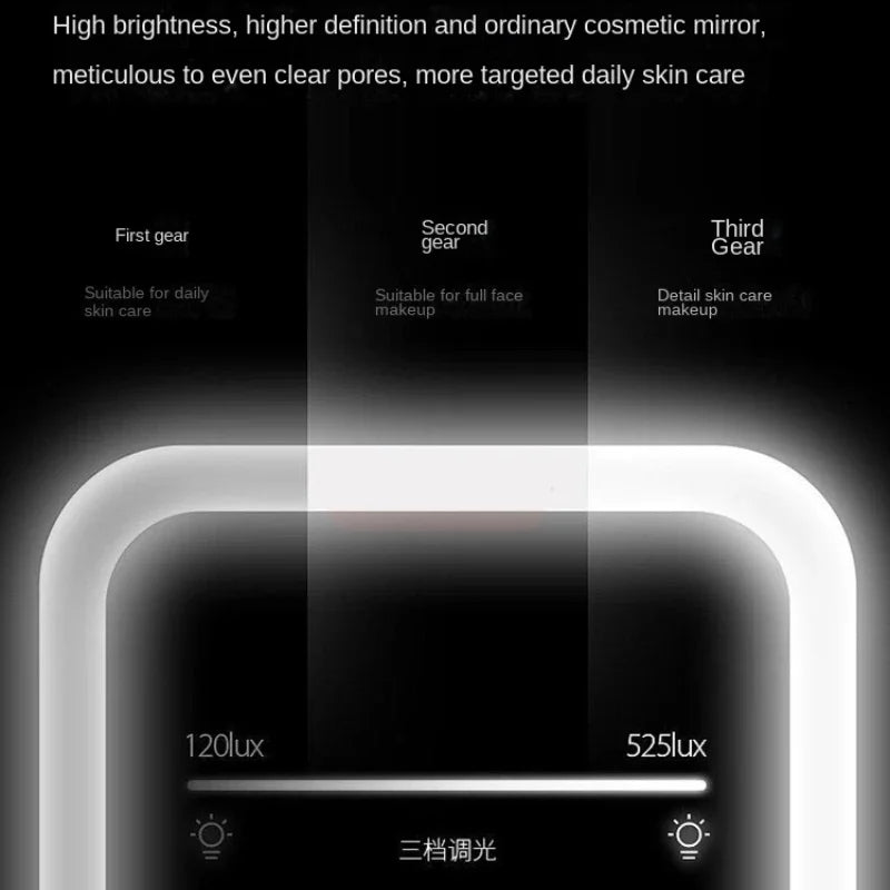 LED Touch Screen Makeup Mirror