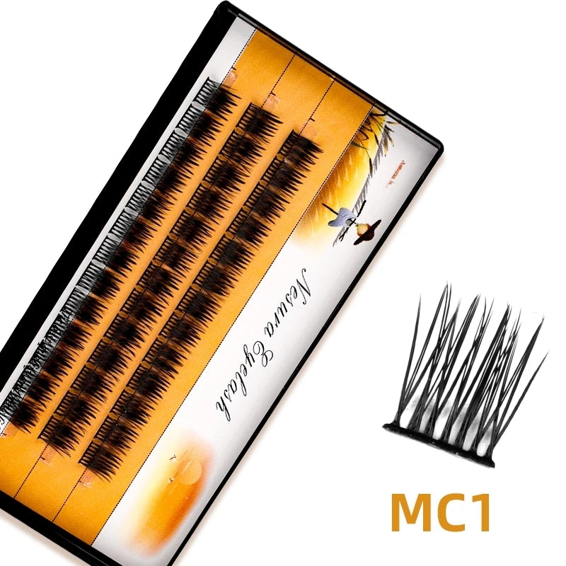 DIY Cluster Lashes 36 Pcs Natural Eyelash extension Volume Segmented Individual Lashes Mixed Tray Faux Mink Lashes Cilias Makeup