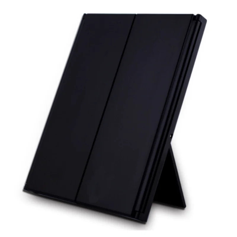 Portable LED Three-Sided Makeup Mirror