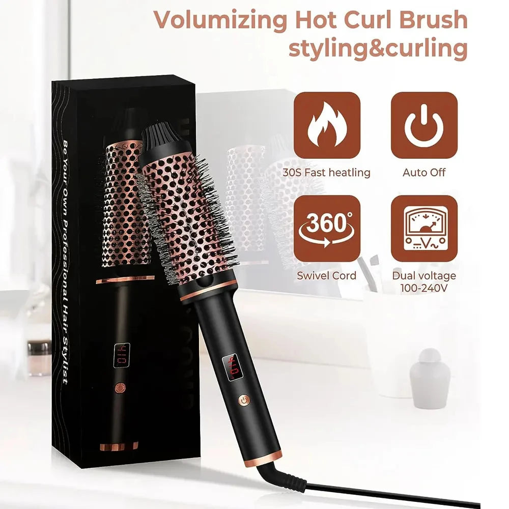 3-in-1 Ionic Hair Curler Straightener Curling Iron