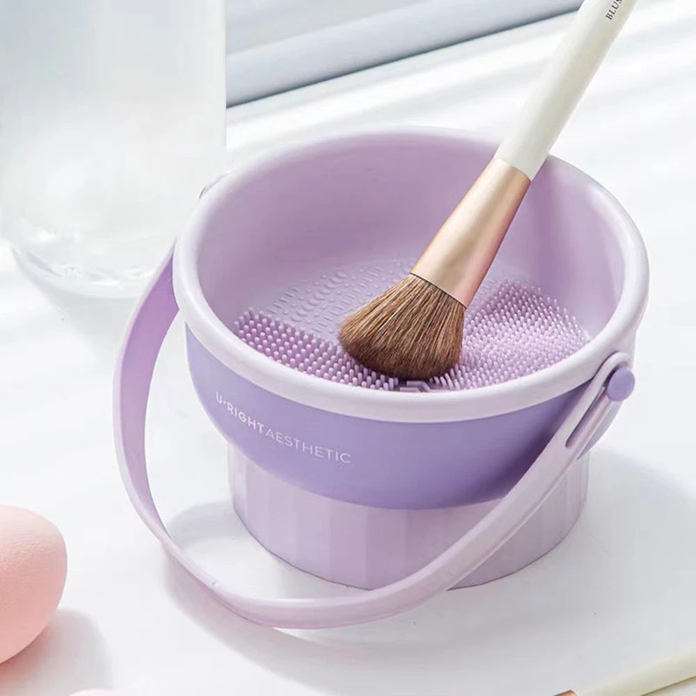 Makeup Brush Cleaning Bowl Set