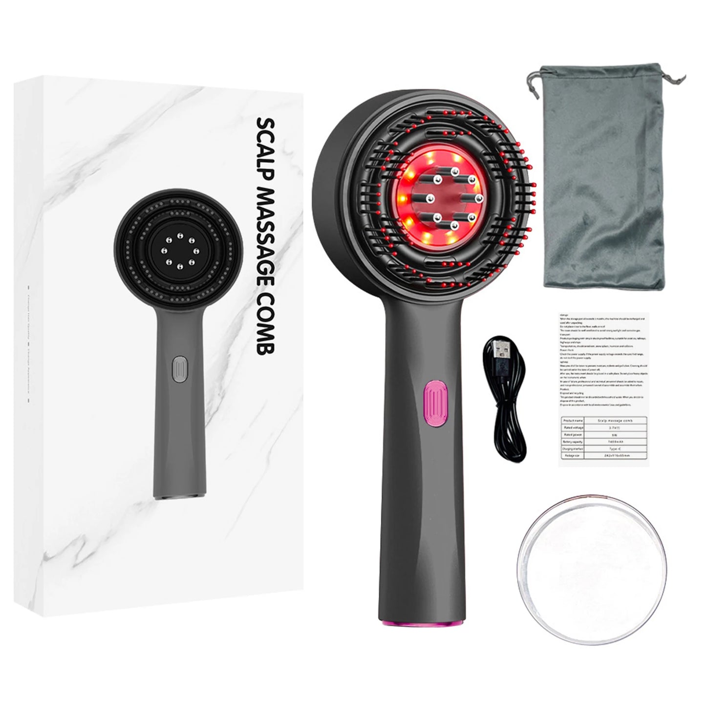 LuxHair Revive: Anti-Loss Massage Comb
