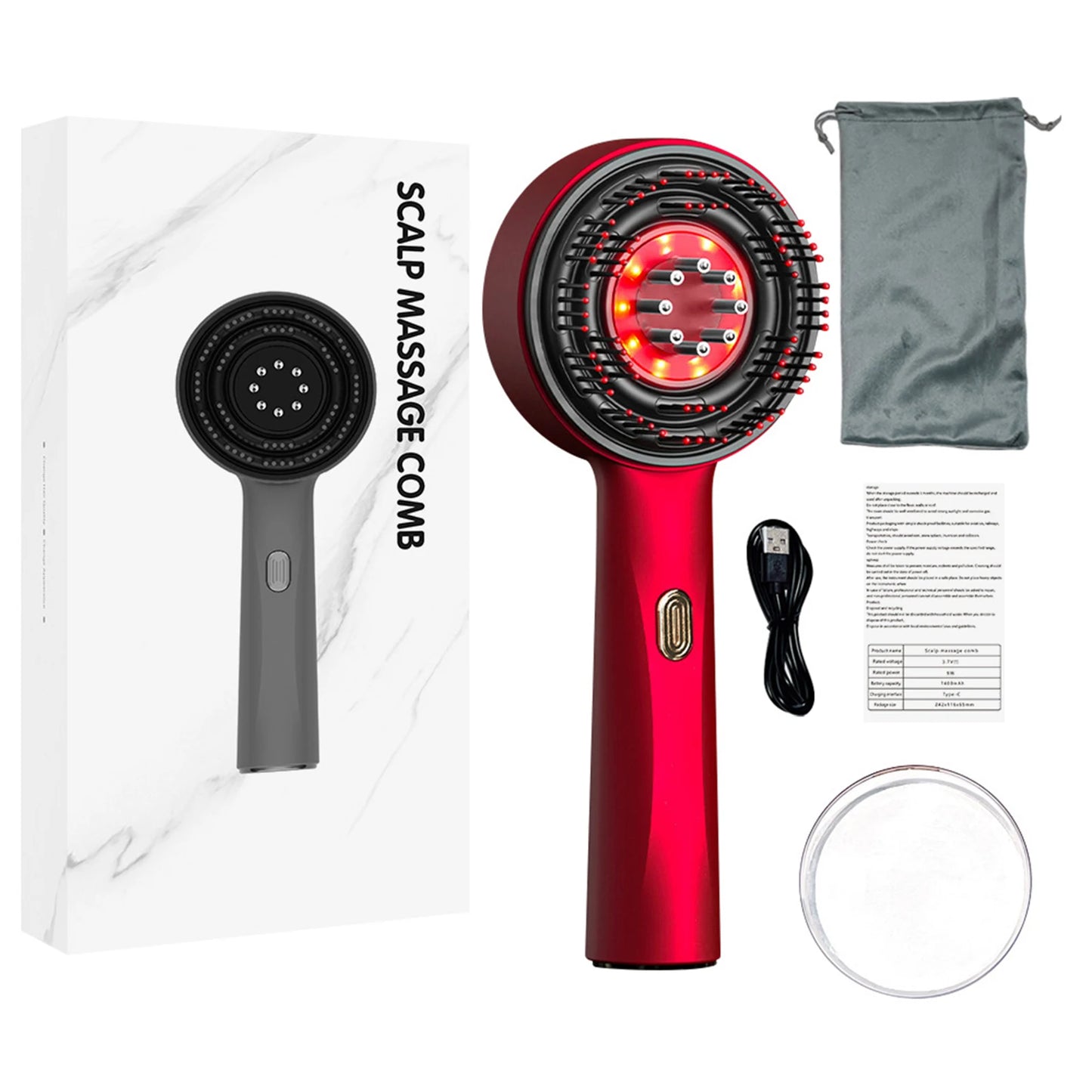 LuxHair Revive: Anti-Loss Massage Comb