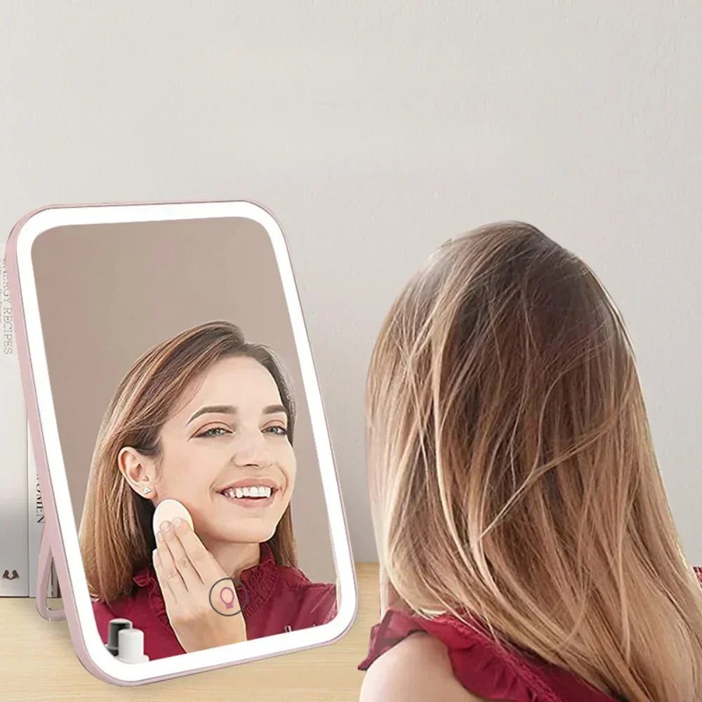 LED Foldable Makeup Mirror