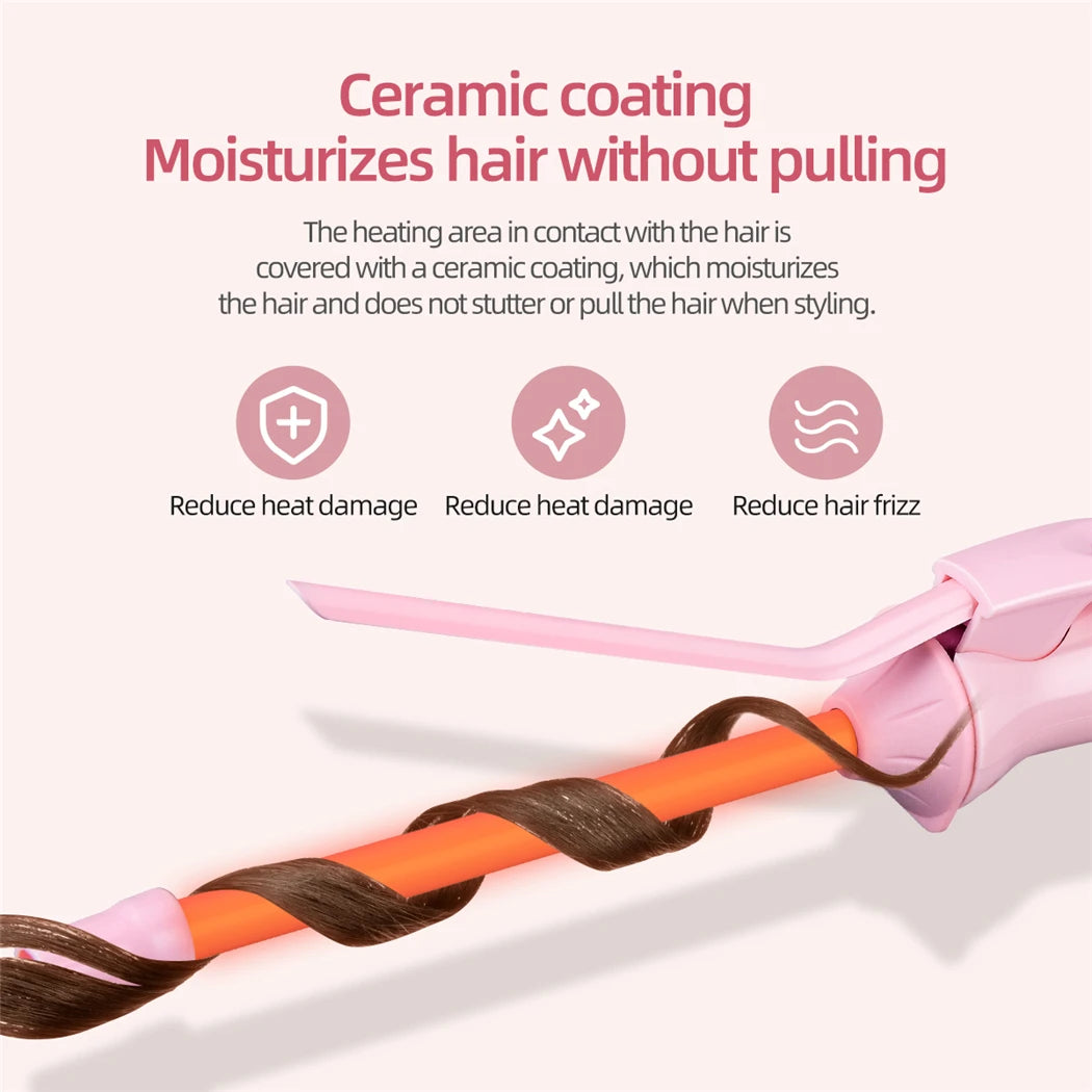 Mini Hair Curling Iron Wand