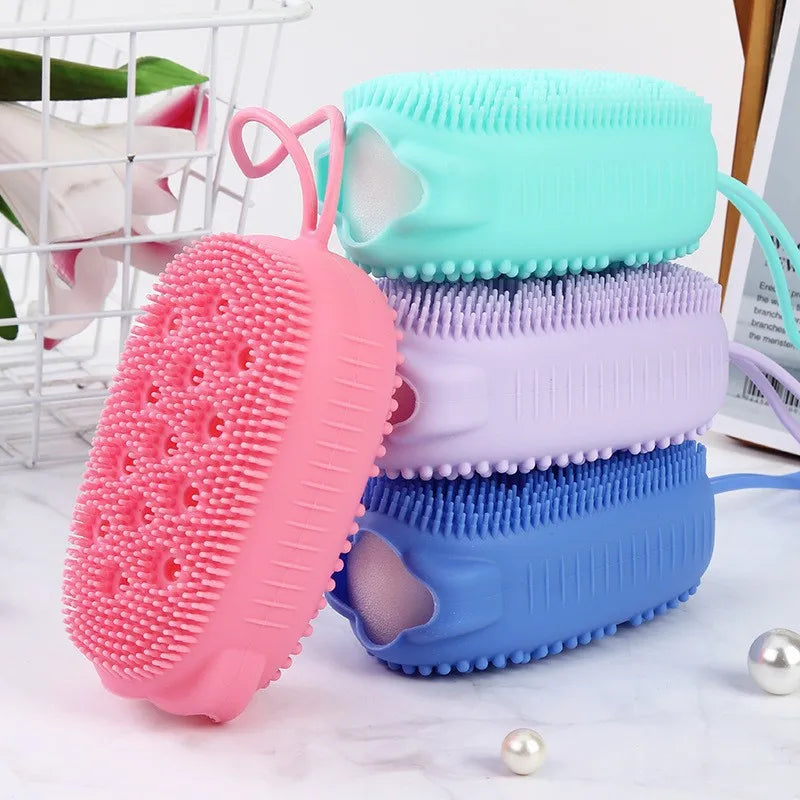Silicone Body Scrubber Bath Brush