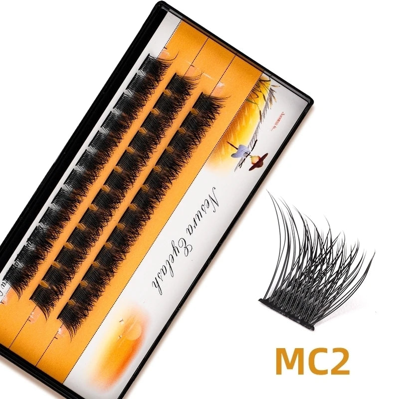 DIY Cluster Lashes 36 Pcs Natural Eyelash extension Volume Segmented Individual Lashes Mixed Tray Faux Mink Lashes Cilias Makeup