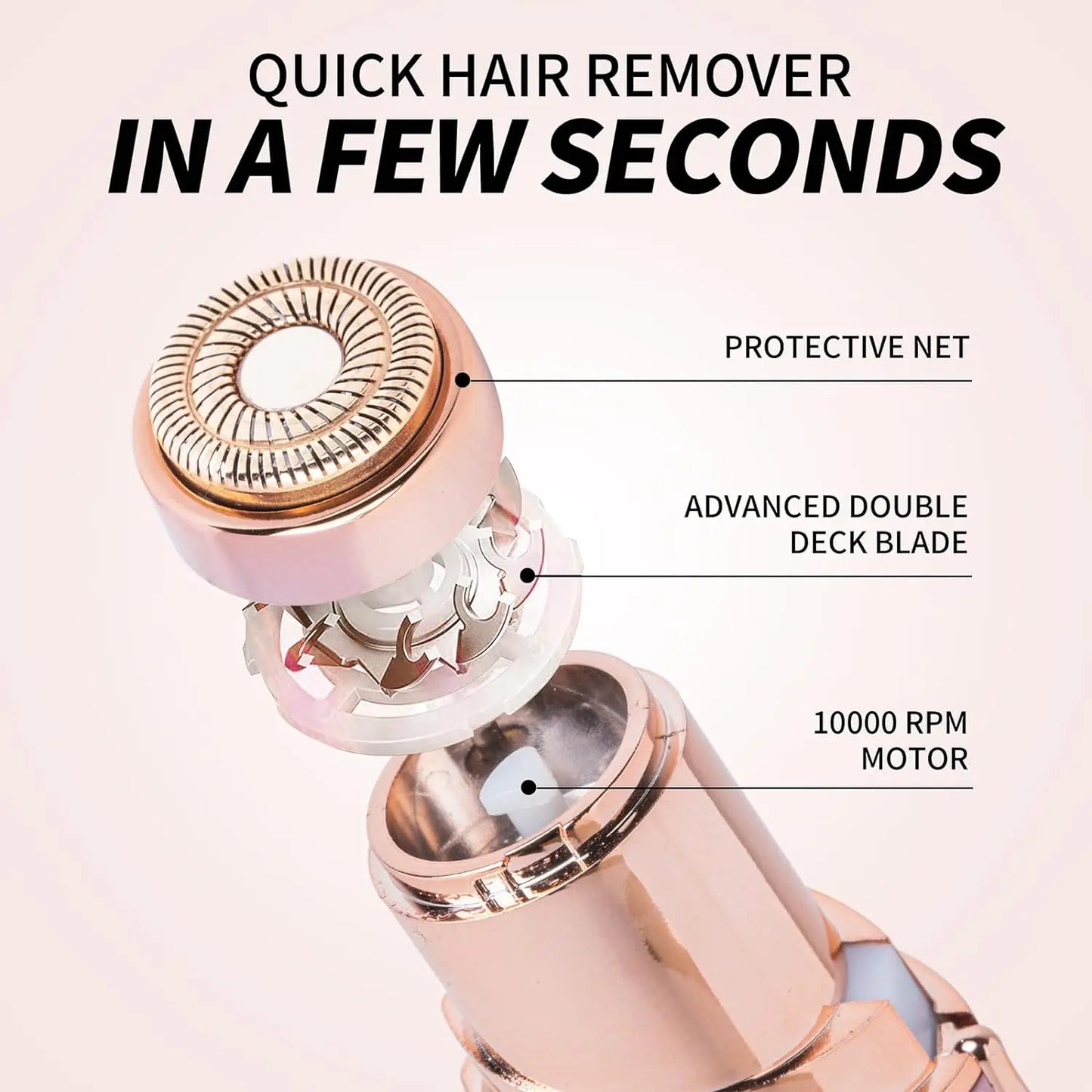 Portable Electric Facial Hair Remover Razor