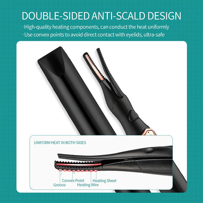 2-in-1 Heated Eyelash Curler