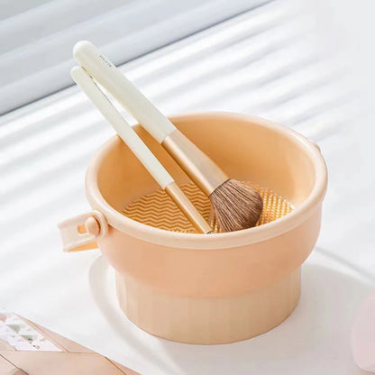 Makeup Brush Cleaning Bowl Set