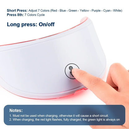 7-Color LED Facial Mask for Skin Care
