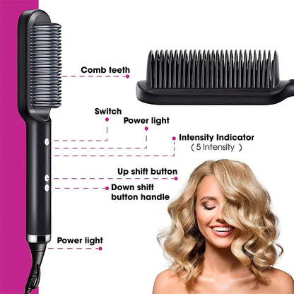 Mini Hair Straightener Hot Comb